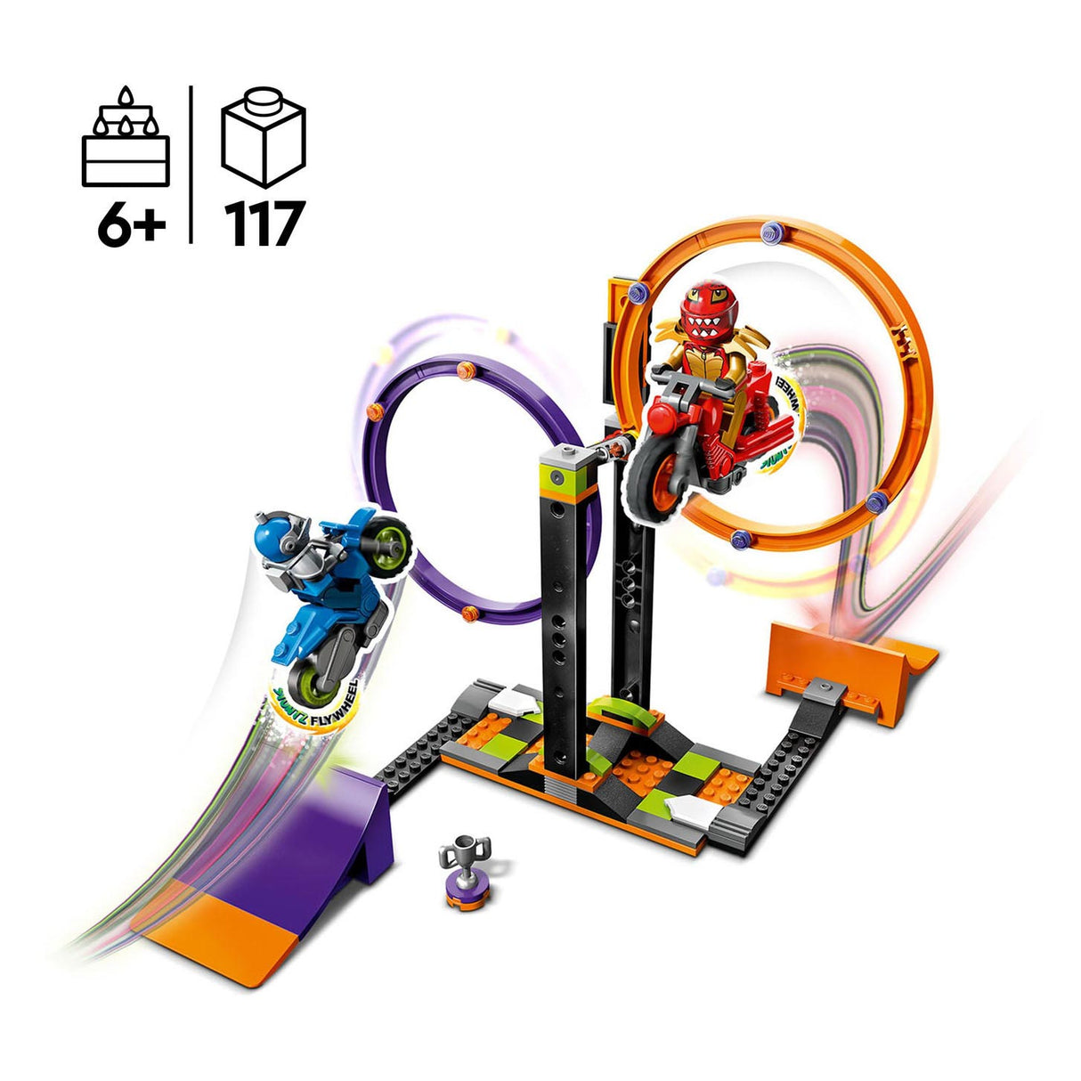 Lego LEGO City 60360 Spinning Stunt-Uitdaging