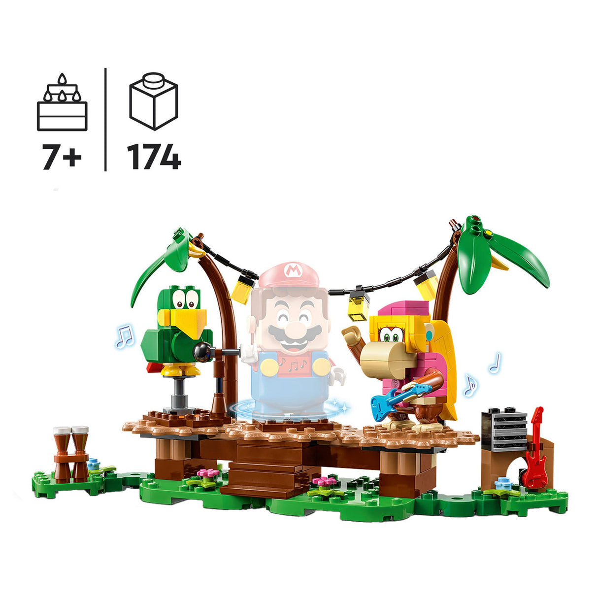 Lego LEGO Super Mario 71421 Uitbreidingsset: Dixie Kongs Jungleshow