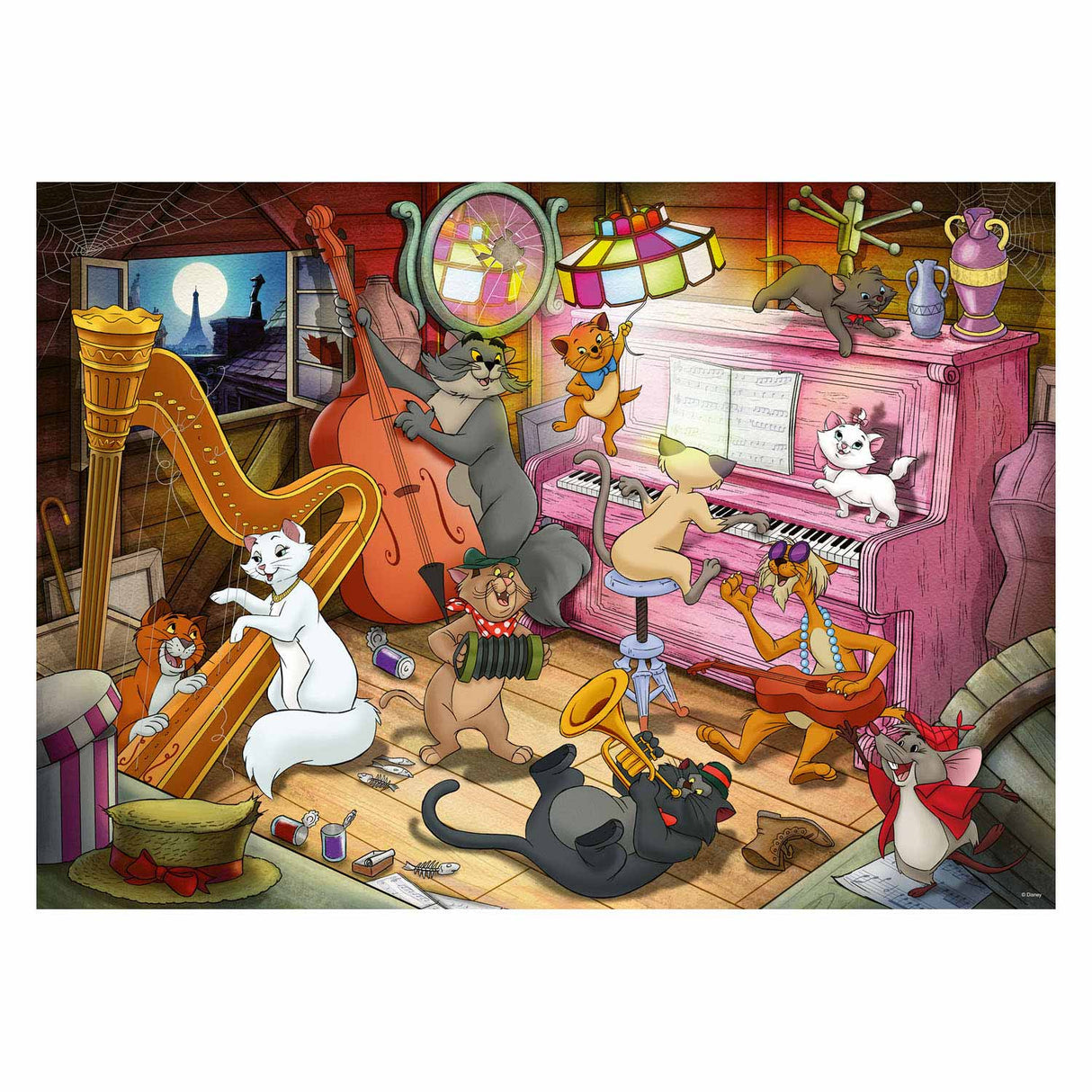 Ravensburger Aristocats Legpuzzel, 1000st.