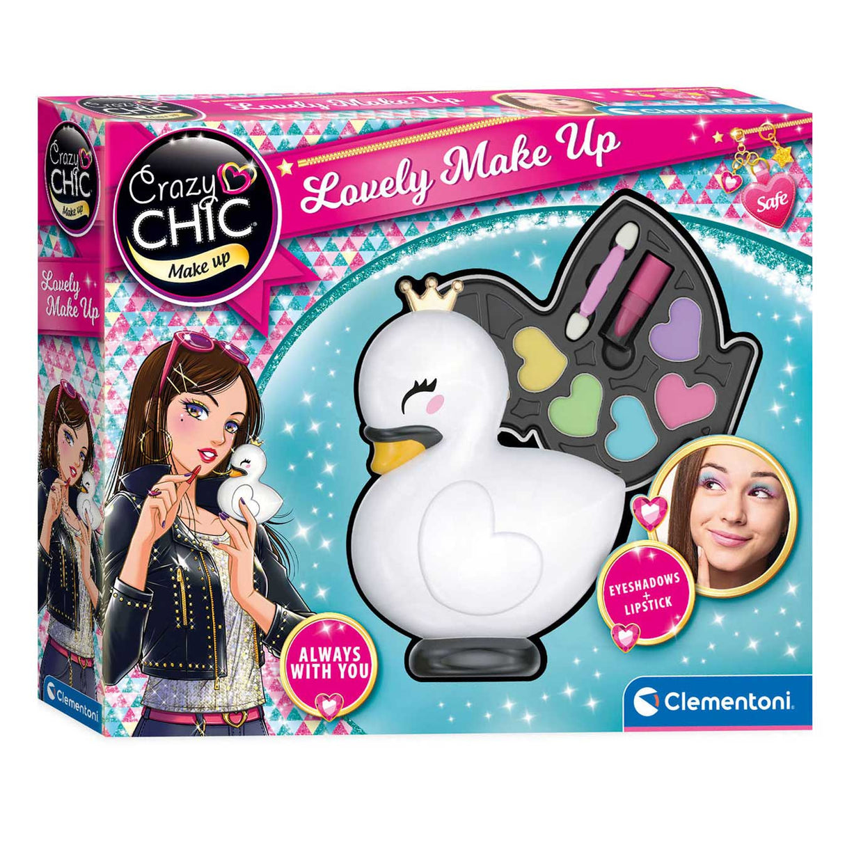 Clementoni Crazy Chic Make-up Zwaan