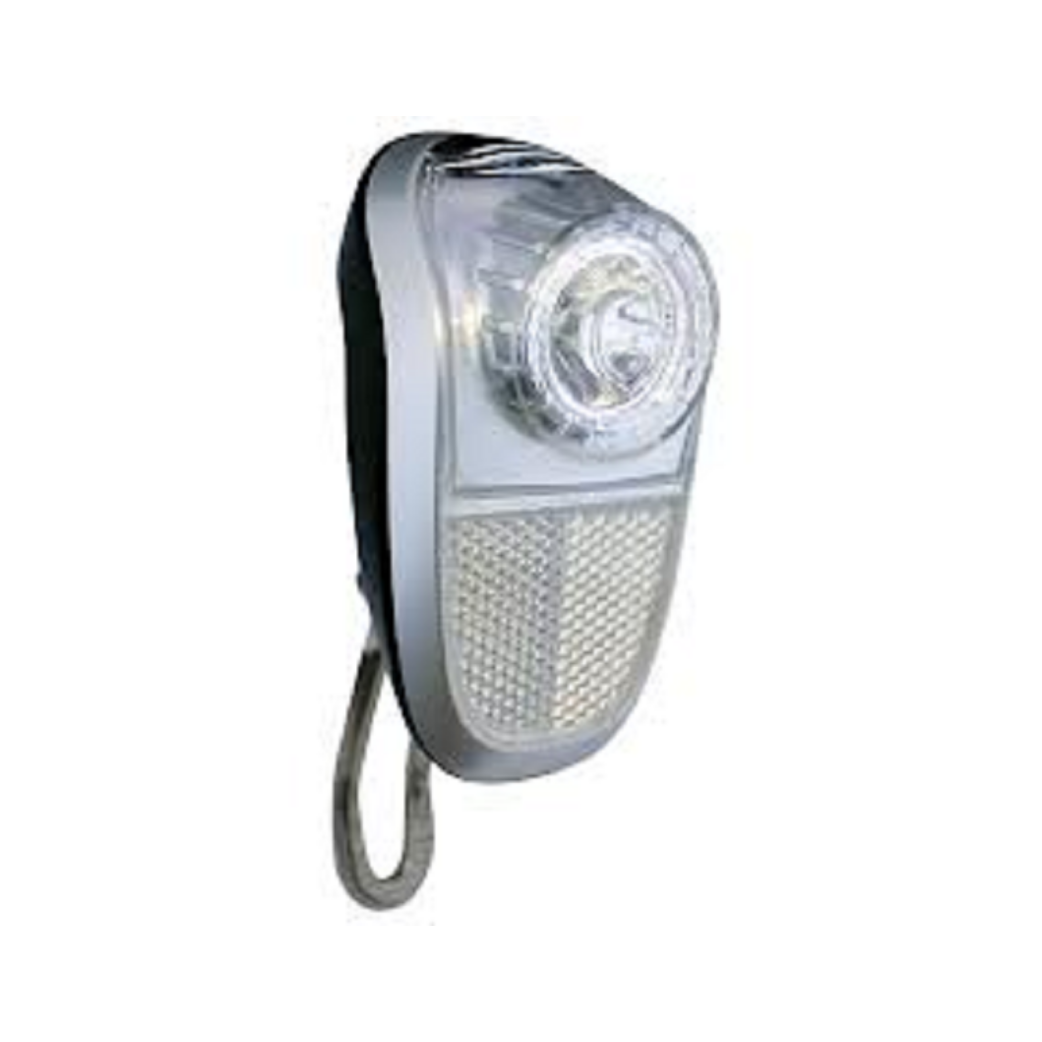 Union LED Koplamp Mobile zilver zwart. Naafdynamo (werkplaatsverpakking)