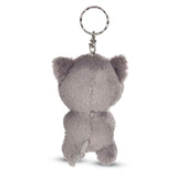 Nici Glubschis Pluchen Sleutelhanger Kat Grijs Felinja, 9cm