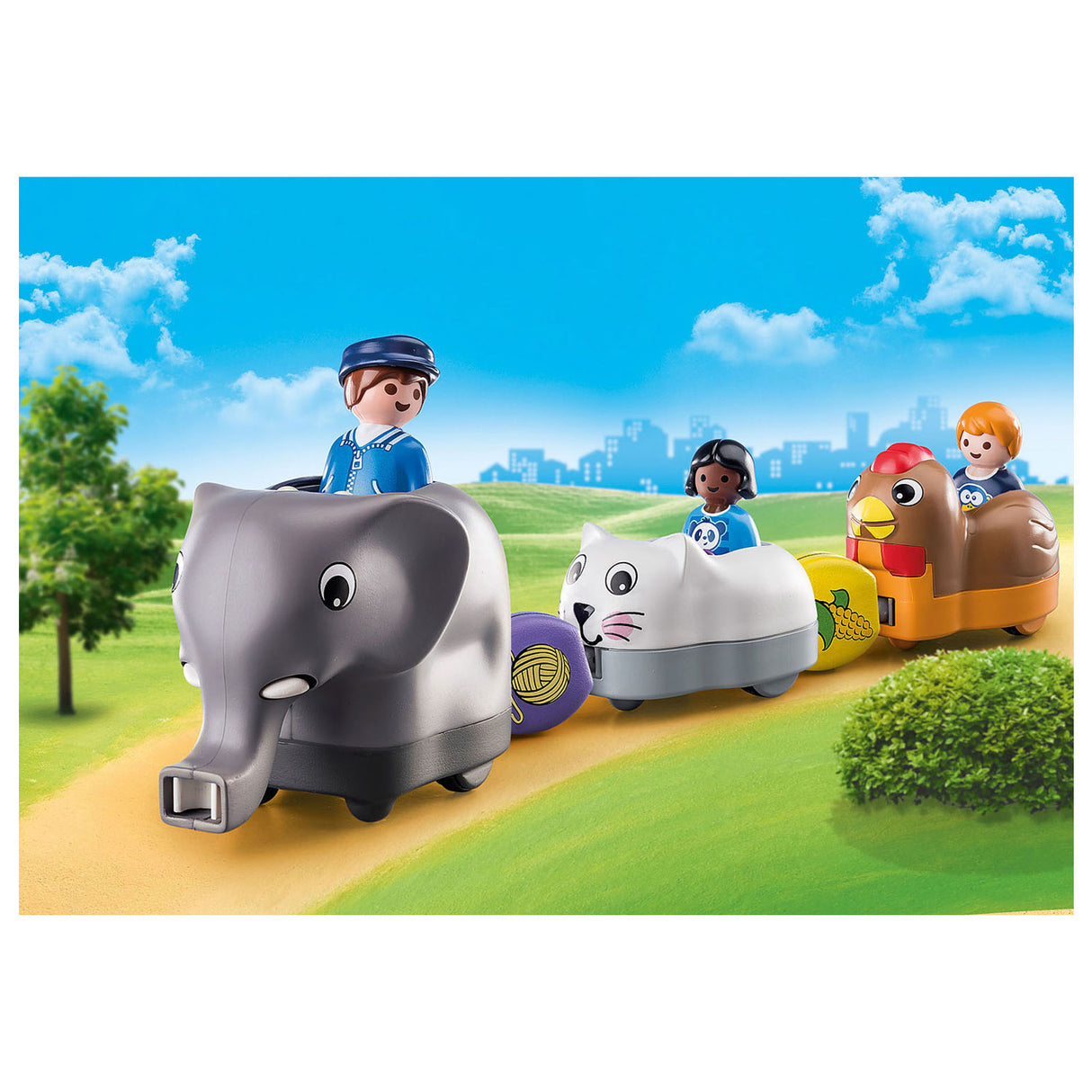 Playmobil 1.2.3. En Déier Zuch 704055