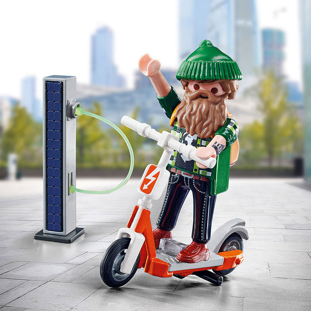 Playmobil Specials Hipster met E-Scooter 70873