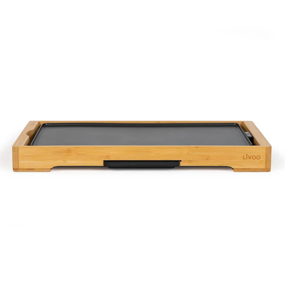 Livoo Livoo Grill 2200 W 58x30x6 cm bamboe houtkleurig