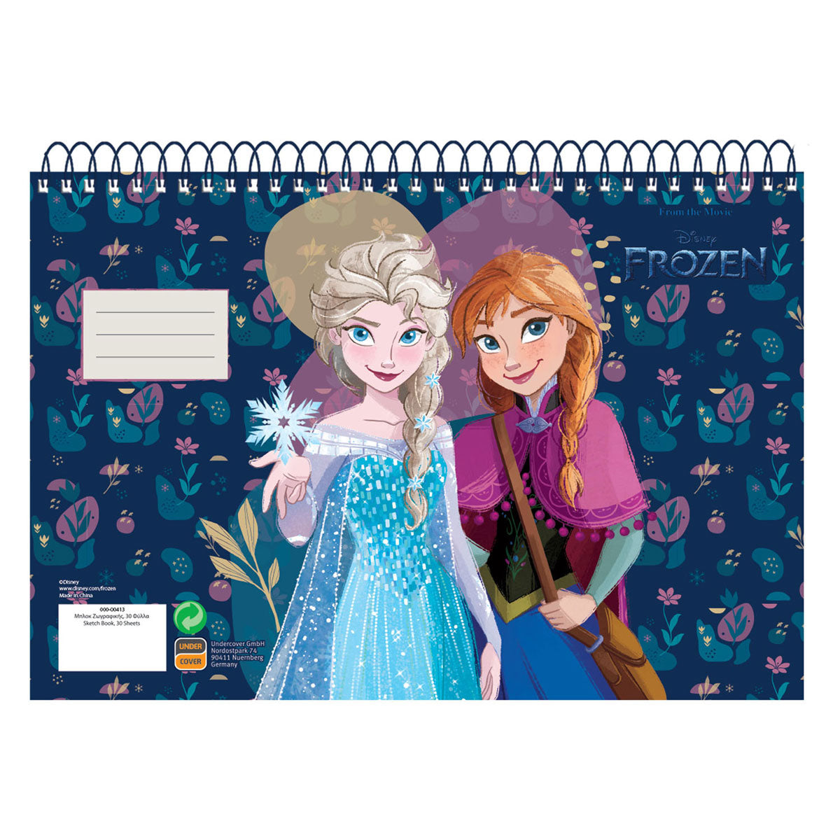 Disney Tekenblok Frozen A4, 30 Vellen