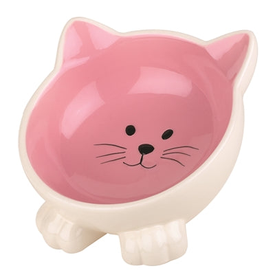 Happy pet Voerbak kat orb roze creme