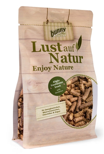 Bunny nature Enjoy nature allgau freshgreen snack met paardenbloem