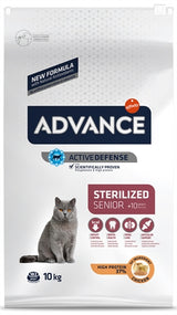 Advance Cat sterilized sensitive senior 10+