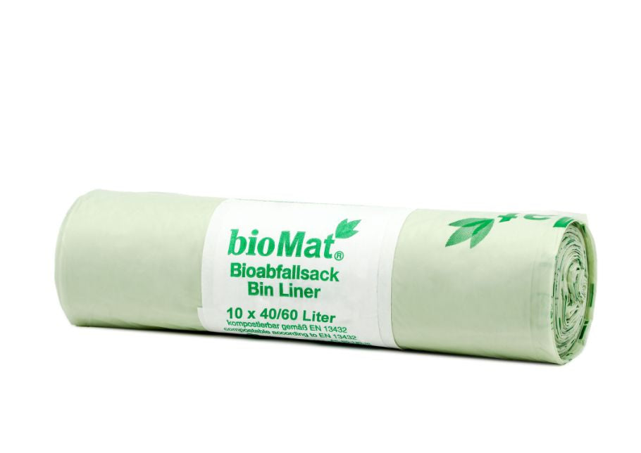 Biomat Composteerbare vuilniszakken 40 60L 10 st.