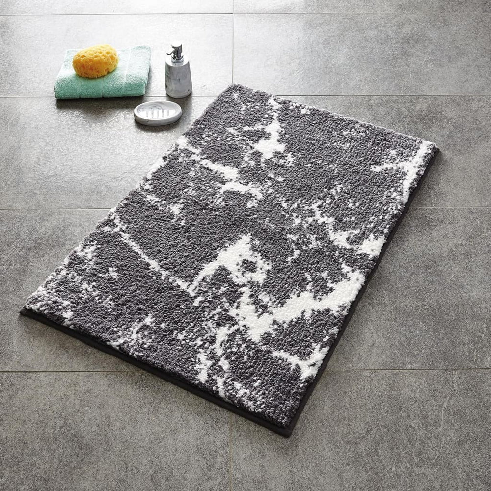 RIDDER RIDDER Badkamermat Marmor 90x60 cm grijs en wit