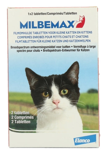 Milbemax Tablet ontworming kleine kat kitten