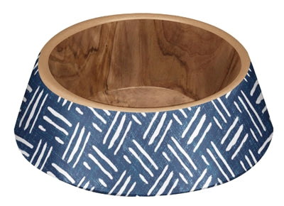 Tarhong Voerbak hond oasis melamine indigo blauw