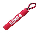 Kong Signature stick met touw rood zwart