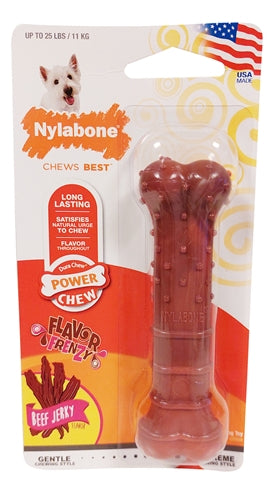 Nylabone Textured dura chew beef jerkey voor harde bijters - Tormino nl