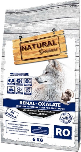 Natural greatness Veterinary diet dog renal oxalate complete