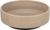 Trixie Be nordic voerbak hond keramiek rubber taupe