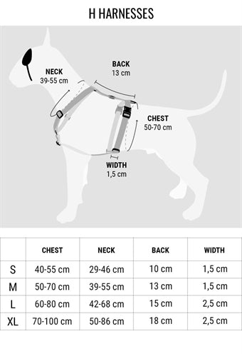 Morso Hondentuig h-tuig gerecycled full metal dog bruin