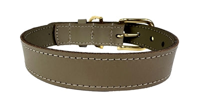 Sazzz Halsband hond braveheart leer taupe