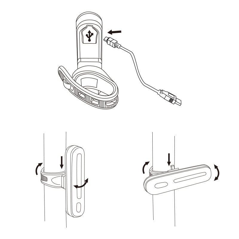 Lynx Achterlicht USB Capsule XL