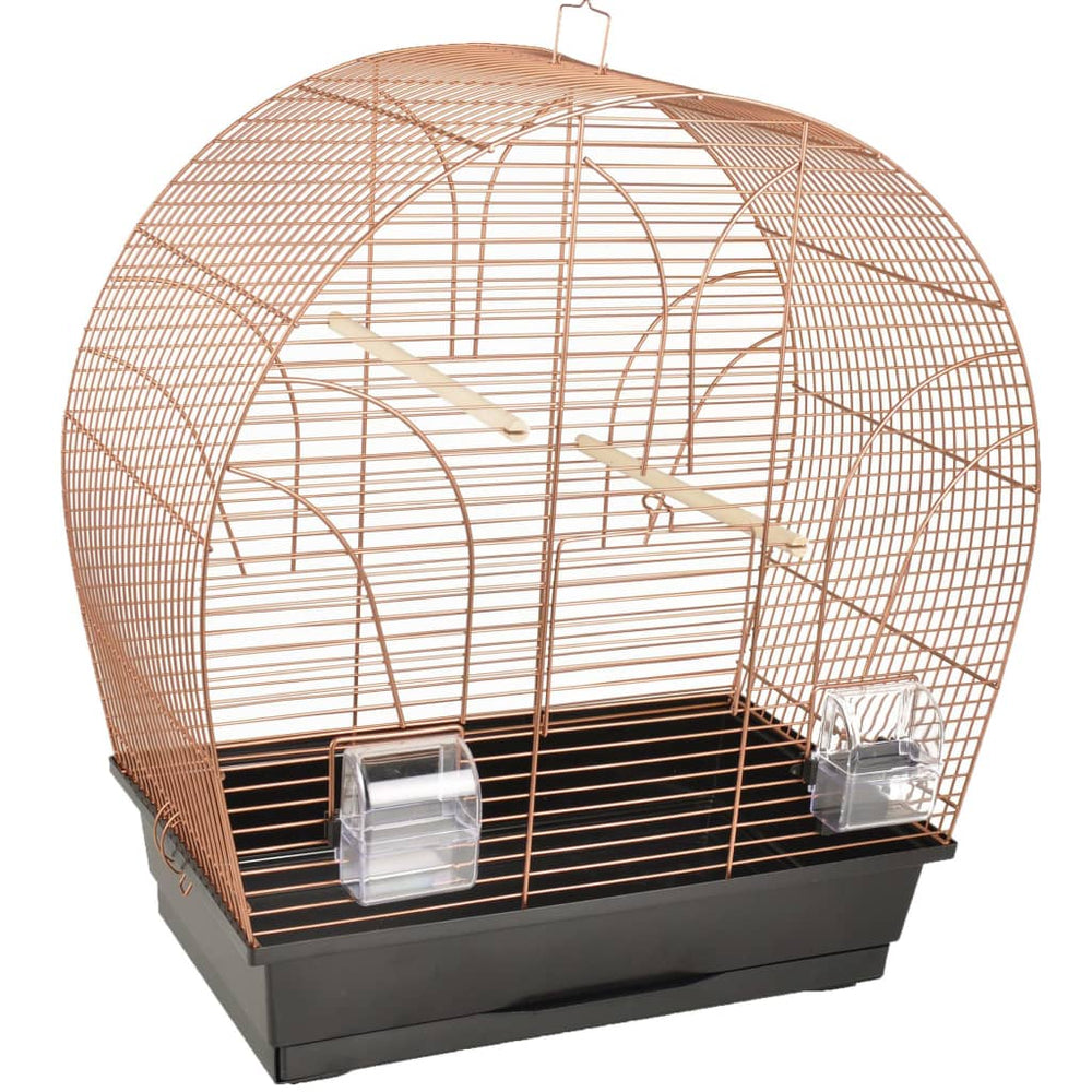 FLAMINGO FLAMINGO Vogelkooi Saga 51x28x55 cm koperkleurig