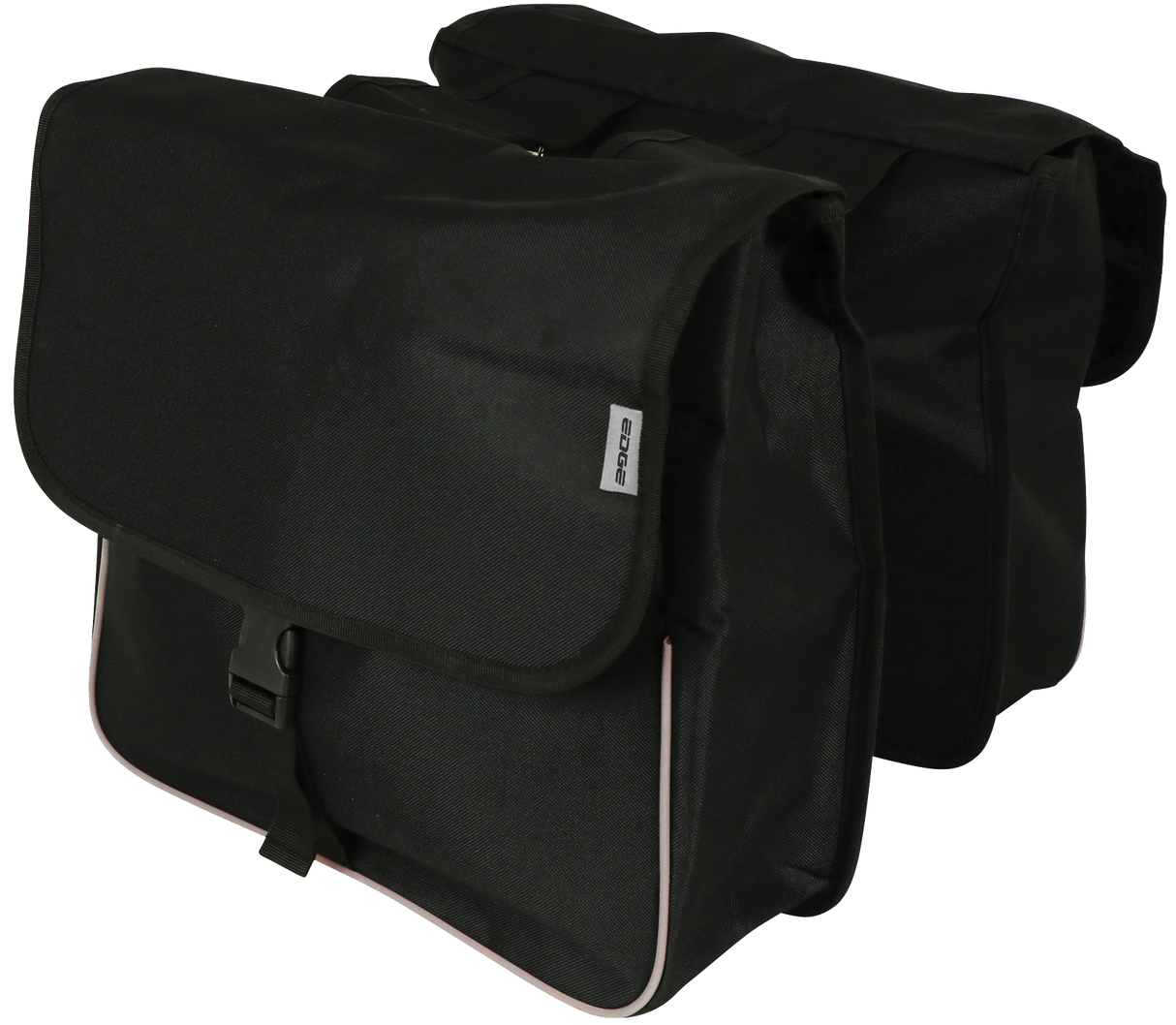 Edge Dubbele fietstas Basic Shopper 32 liter 32 x 38 x 13cm (2x) zwart