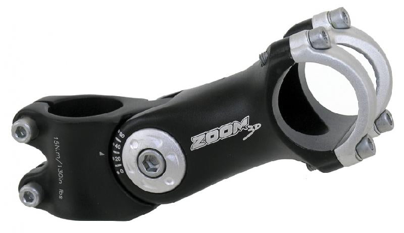 Zoom Ahead voorbouw verstelbaar 28.6 31.8 105mm zwart zilver 404160