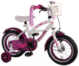 Volare Heart Cruiser Kinderfiets Meisjes 12 inch Wit Paars