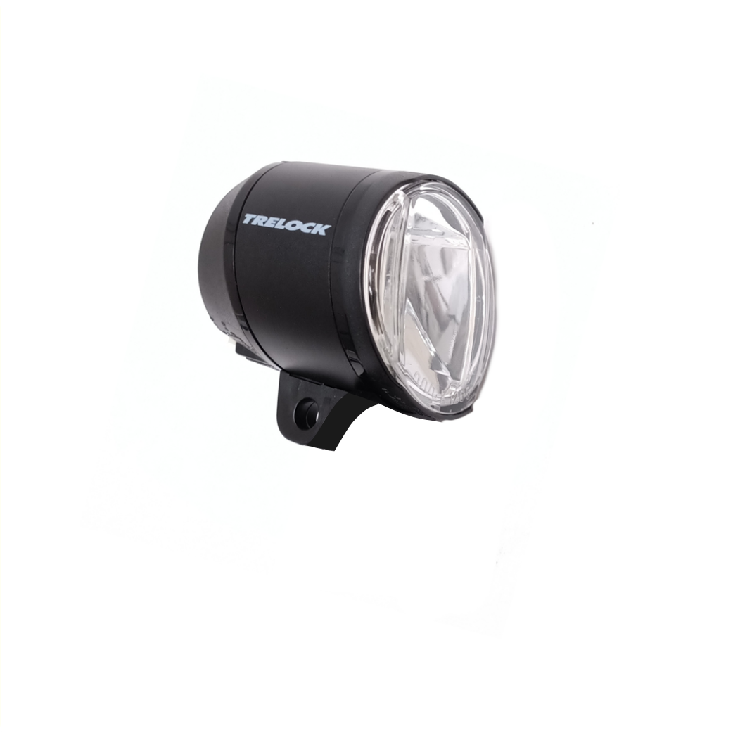 Trelock LED koplamp LS 910 Prio 50 lux, geschikt voor E-Bike 6V DC, zwart, werkplaatsverpakking