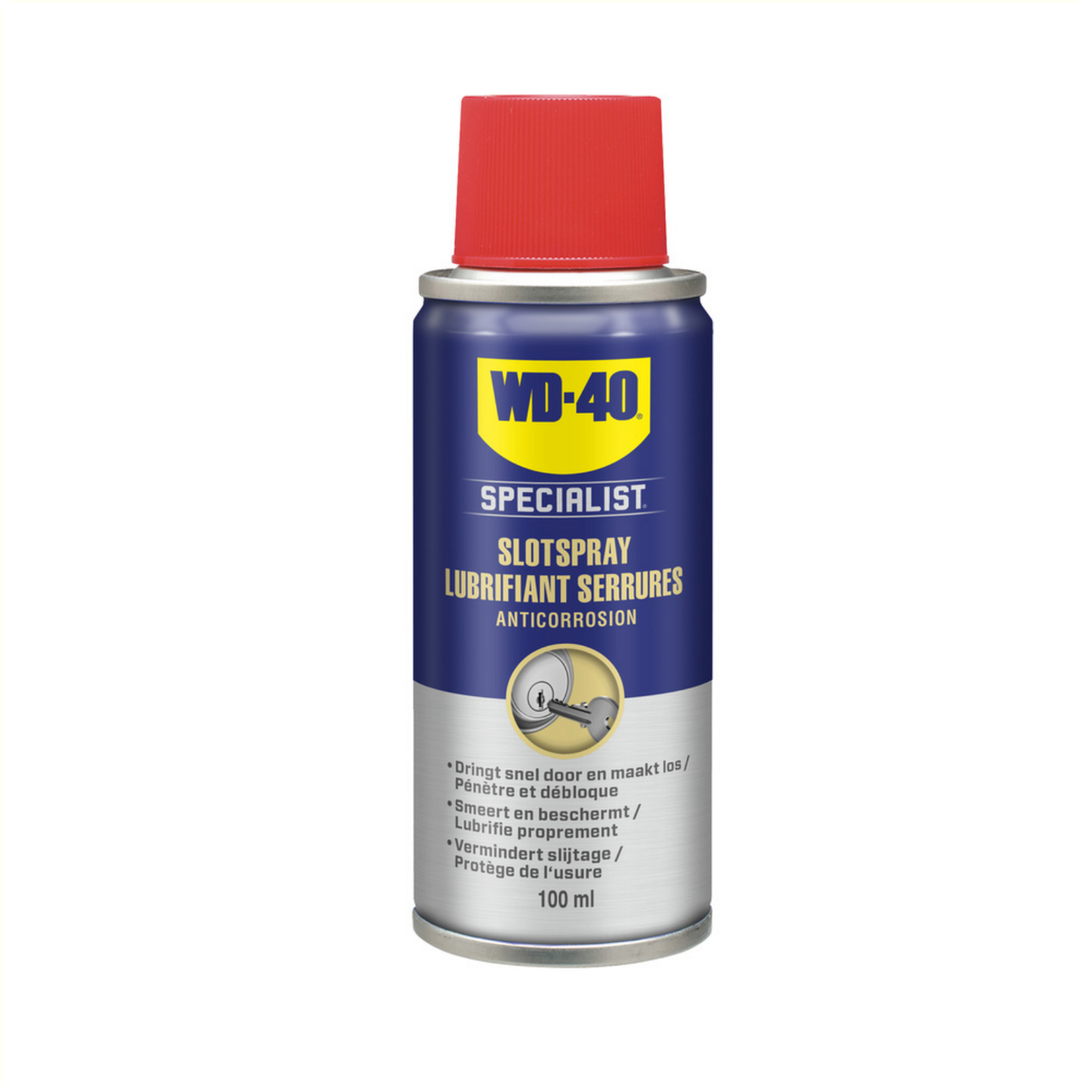 Wd40 Slotspray Specialist 100 ml zwart geel