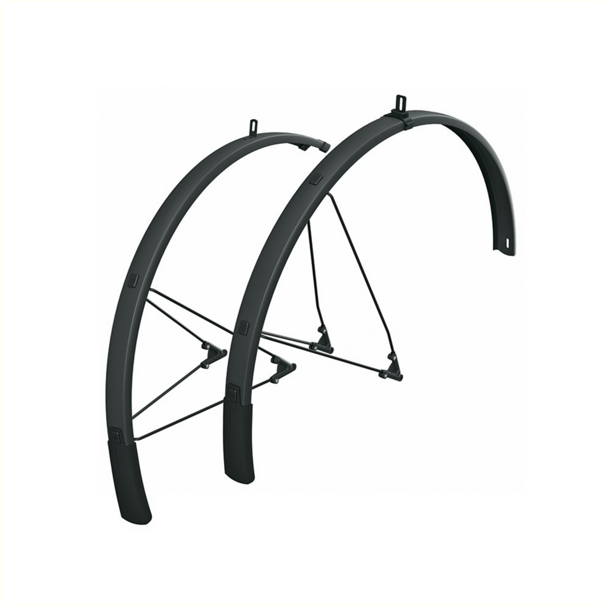 Sks vermësche Stil 46mm Fender Set, Schwaarz