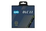 Kmc DLC 11-speed fietsketting, 118 schakels, zwart