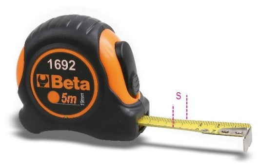 Beta 1692 rolbandmaat met behuizing meetlint staal 3m