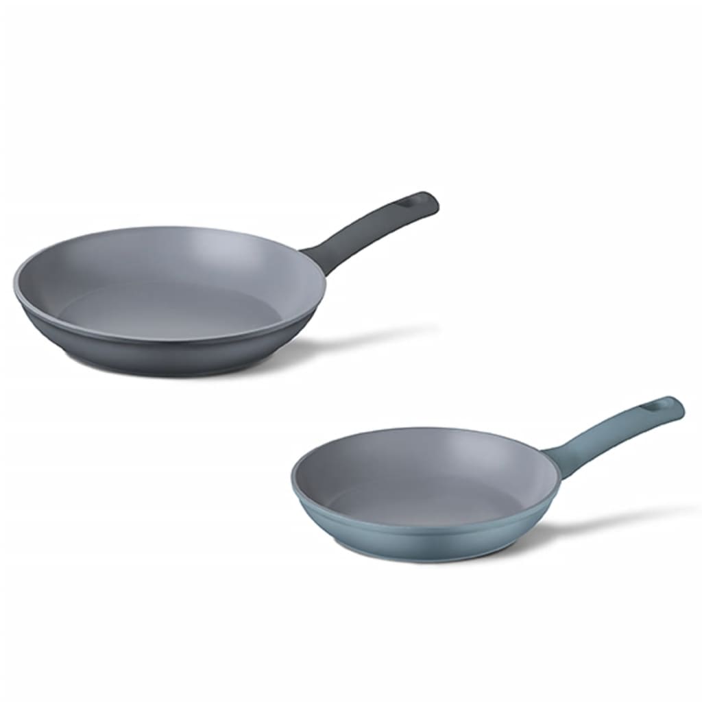 CUISINOX CUISINOX 2-delige Koekenpanset denimblauw