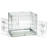 Beeztees Beeztees Hondenbench 62x44x49 cm zilverkleurig