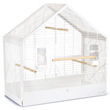 Beeztees Beeztees Vogelkooi Yara 71x35x70 cm metaal wit