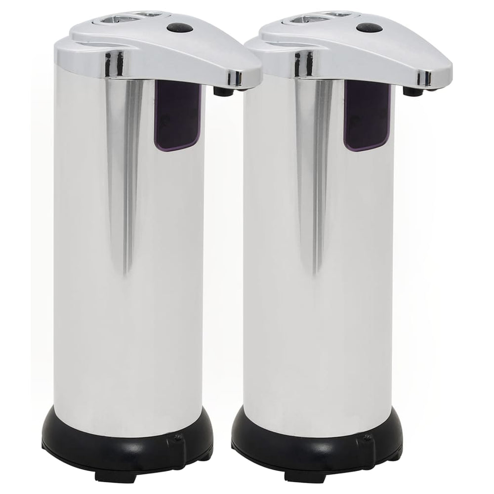 VidaXL Automatische zeepdispensers infraroodsensor 600 ml 2 st