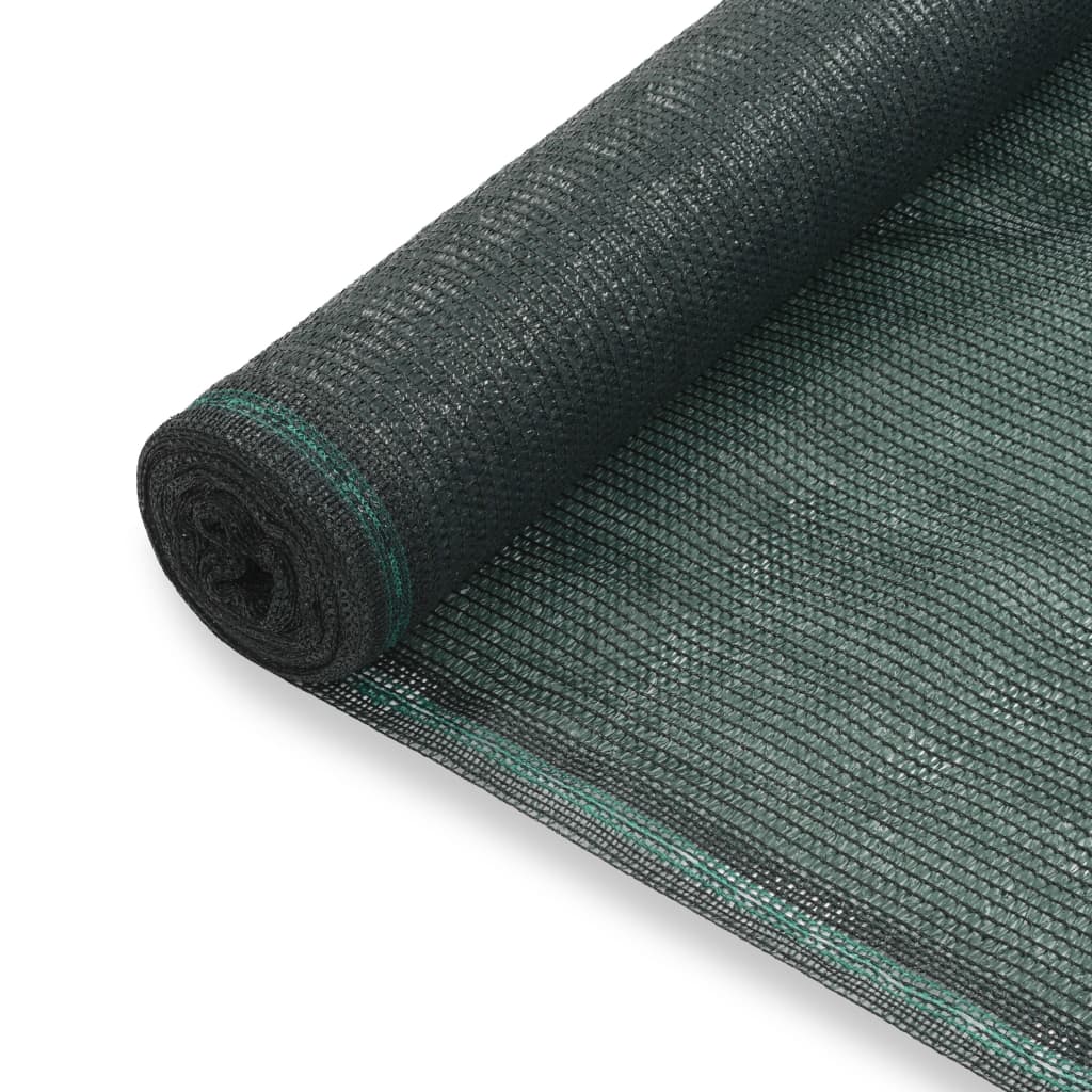 VidaXL Tennisscherm 1,6x50 m HDPE groen