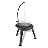 VidaXL Kolenbarbecue hangend rond
