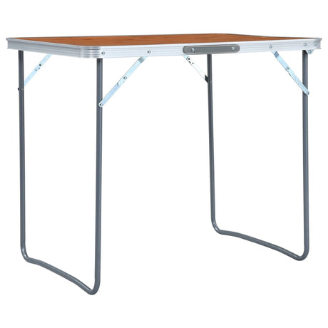 VidaXL Campingtafel inklapbaar met metalen frame 80x60 cm