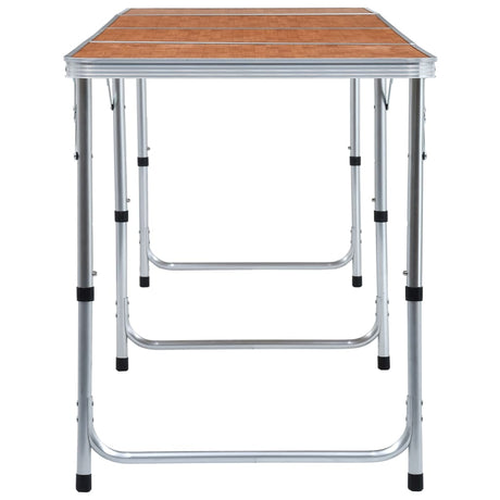 VidaXL Campingtafel inklapbaar 240x60 cm aluminium
