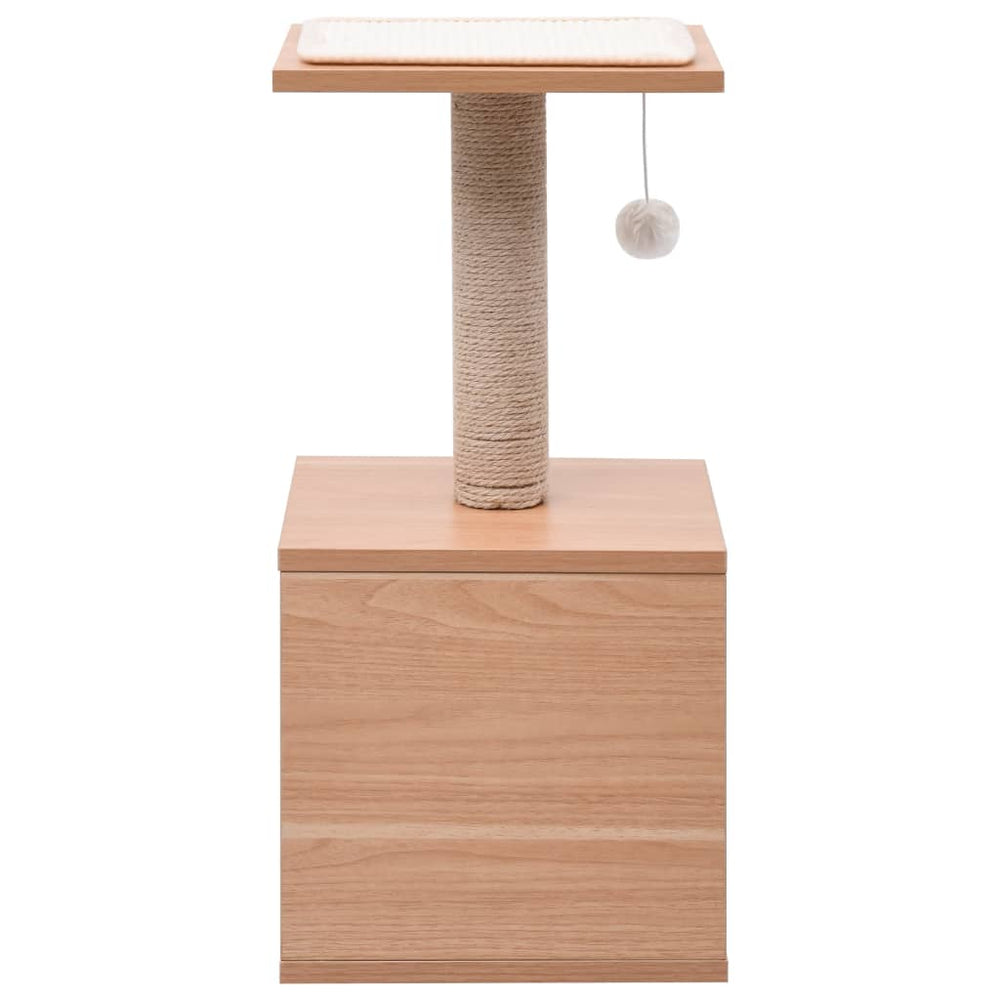 VidaXL Kattenkrabpaal met sisal krabmat 62 cm