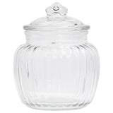 VidaXL Opbergpotten 6 st 500 ml glas