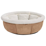 VidaXL Hondenmand 59x59x24 cm beige
