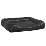 VidaXL Hondenmand 80x68x23 cm kunstleer zwart