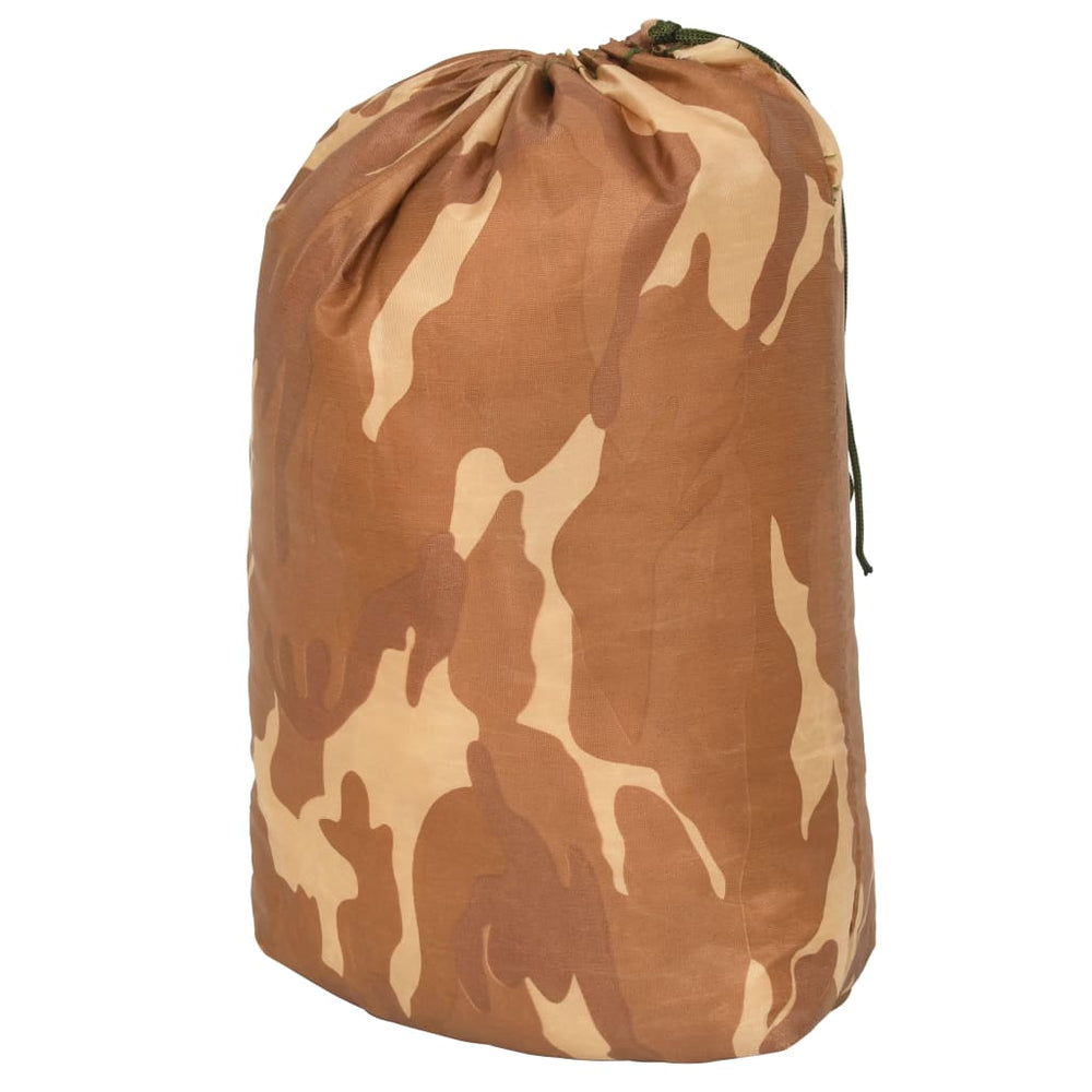 VidaXL Camouflagenet met opbergtas 2x8 m beige