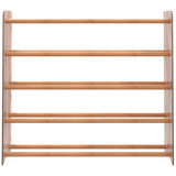 VidaXL Schoenenrek 90x24x81 cm bewerkt hout bruin