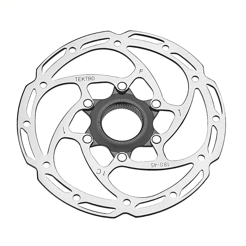 Tektro schijfrem rotor tr180-52 ø180x1.85mm, zilver