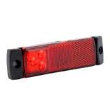 Zijmarkeringslicht 9-32V 3 led rood