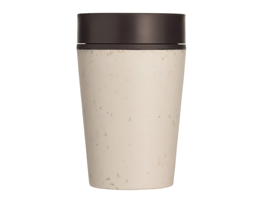 Circular Co. Koffiebeker Circular Cup 227 ml Creme Zwart